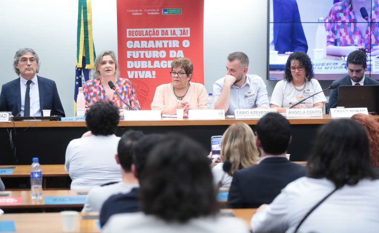 Audiência Pública - Regulamentação do uso de Inteligência Artificial no setor cultural da dublagem.