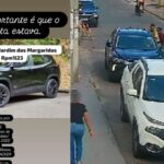 Homem tem carro roubado por criminosos armados no Jardim das Margaridas; veja o vídeo