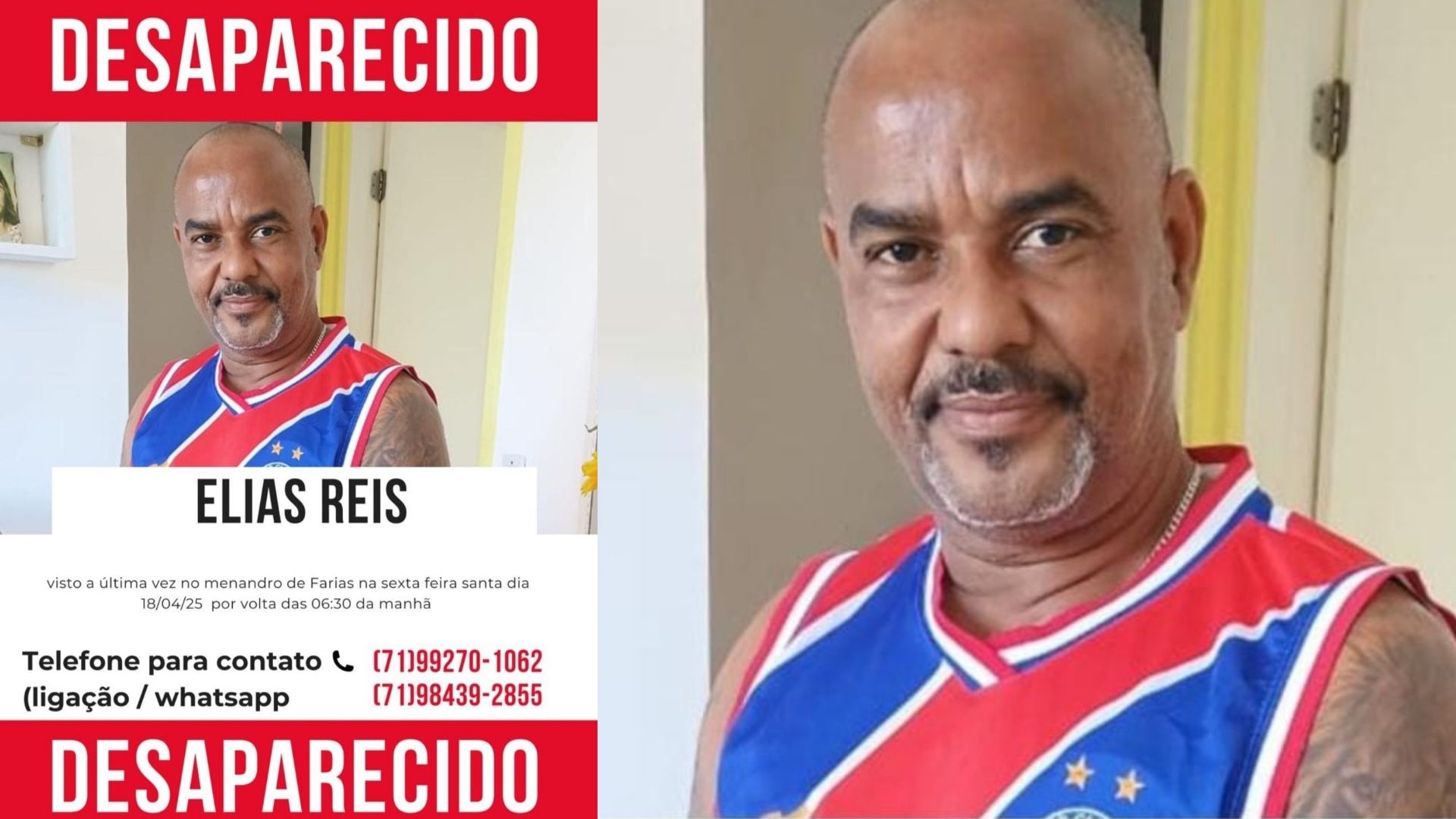 homem some após deixar esposa no trabalho em Cajazeiras
