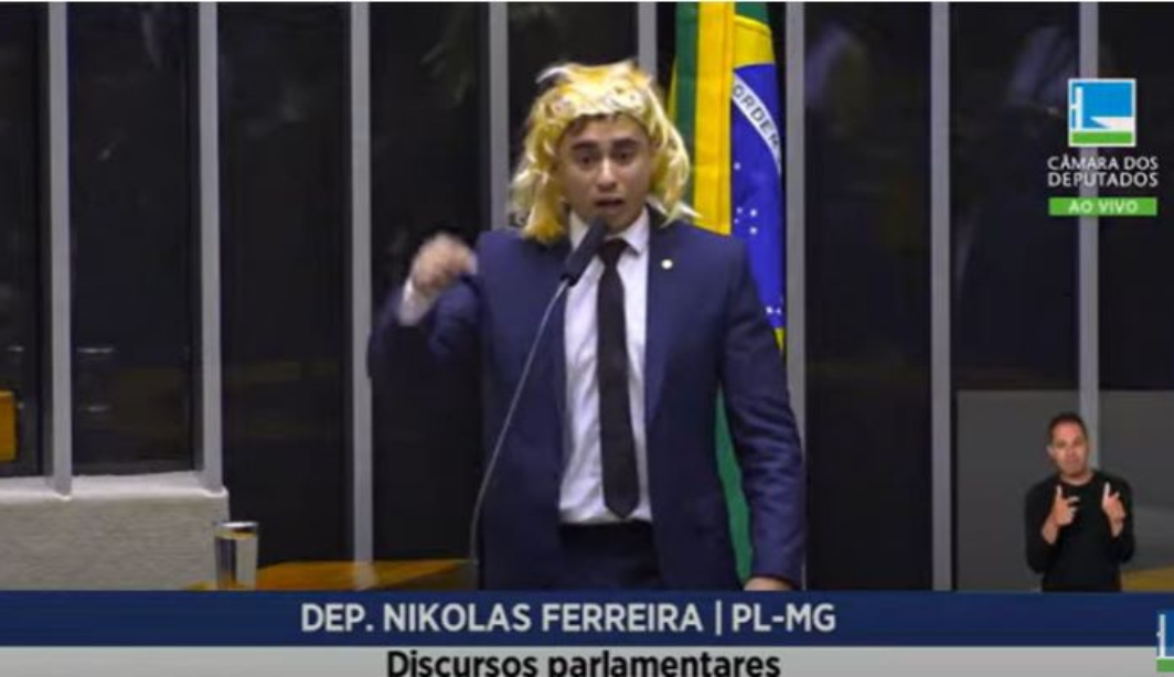 Justiça condena Nikolas por debochar de mulheres trans na Câmara