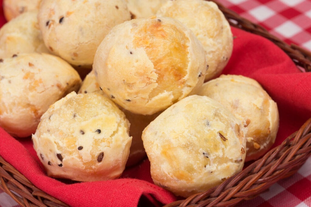 5 receitas de pão de queijo fit