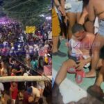 homem é golpeado durante arrastão de Igor Kannário em São Sebastião do Passé
