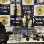 polícia apreende fuzis de uso restrito e drogas na Chapada Diamantina