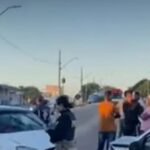mulher morre em colisão entre dois carros e uma moto