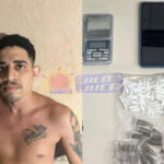 homem é preso com drogas na Barroquinha