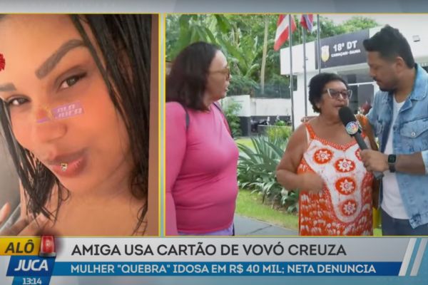 mulher dá golpe de R$48 mil em vovó Creuza e some