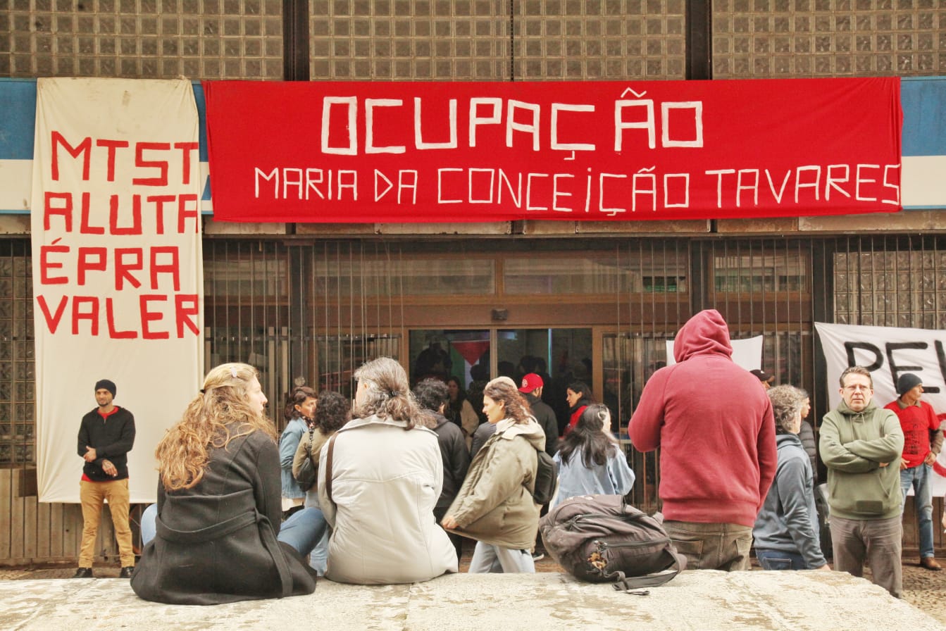 Ocupação Maria da Conceição Tavares, no centro de Porto Alegre, celebrou um ano nesse domingo (8) – Brasil de Fato