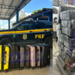 PRF encontra cerca de 71 quilos da droga em ônibus na BR-116; três mulheres foram presas