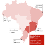 CNU 2025: onde estão distribuídas as vagas? Posso escolher lotação? Veja mapa