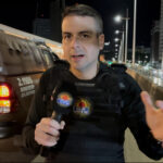 Rondesp Atlântico troca tiros com assaltantes em carro na Av. ACM e dois são baleados; veja com exclusividade