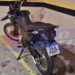 Honda Bros é levada em frente a instituição no bairro de Nazaré na noite desta quarta-feira (23)