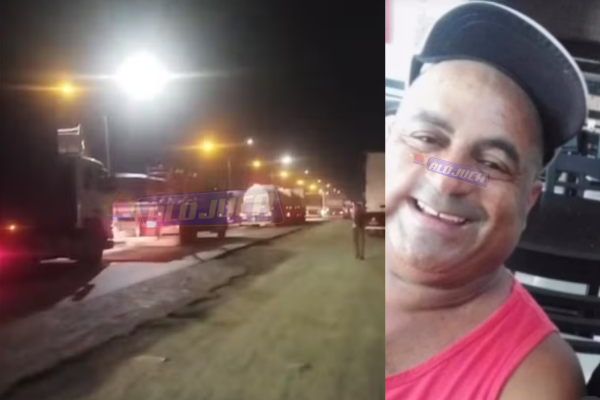 caminhoneiro morre soterrado por carga de soja após batida na BR-324