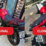 Moto com placa clonada é apreendida pela BPEO após perseguição na Av. Suburbana
