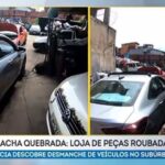 Carro roubado leva PM a desmanche no subúrbio ferroviário; veja a reportagem