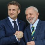 Lula liga para Macron para reclamar do tarifaço de Trump aos produtos brasileiros