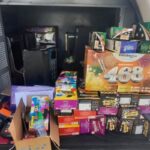 SEM JOGOS: polícia apreendeu máquinas caça níqueis e fogos de artifício em Feira de Santana