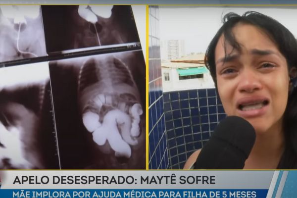 mulher implora por ajuda médica para filha de 5 meses