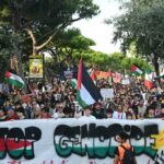 Milhares protestam contra ações de Israel em Gaza à margem do Festival de Veneza; veja fotos – CartaCapital