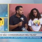 mãe de jovem assassinado no Alto da Bola diz que viu o assassino do filho