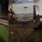carro de casal é atingido e motorista foge; veja o vídeo