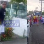 moradores hostilizam Dudu após carro ser estacionado no meio da rua; veja o vídeo