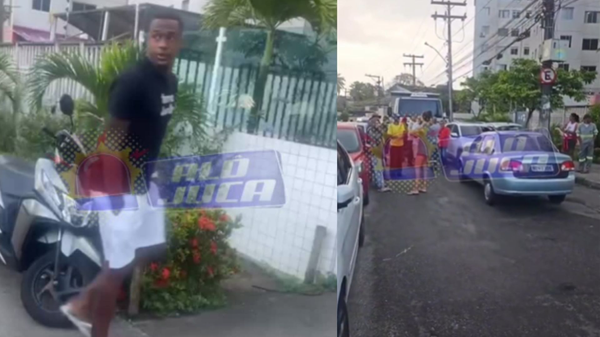 moradores hostilizam Dudu após carro ser estacionado no meio da rua; veja o vídeo
