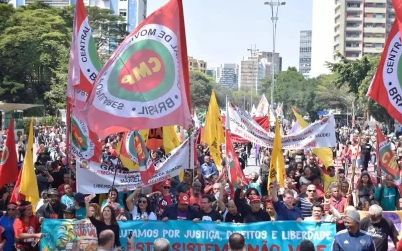 Esquerda vai às ruas contra a anistia aos bolsonaristas e a interferência dos EUA no Brasil