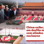 Exibição militar da China mostra risco da política de tarifas de Trump