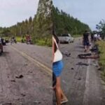 batida entre carro e seis motocicletas resulta em dois mortos e oito feridos na BA-504