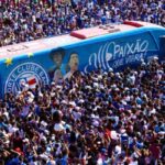 time do Bahia chega na Arena Fonte Nova para final da Copa Nordeste contra o Confiança