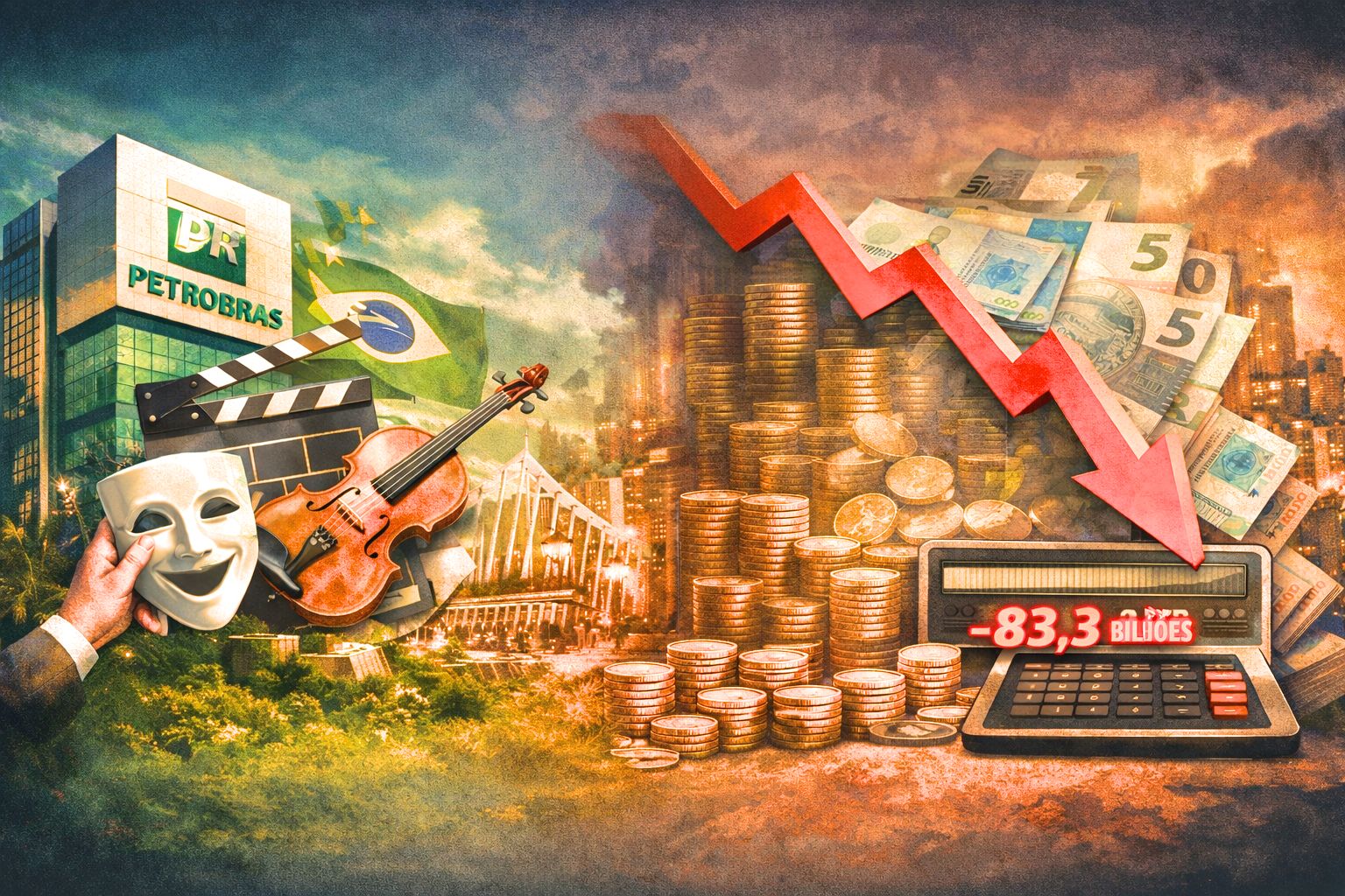 Estatais batem recorde na Lei Rouanet com contas no vermelho