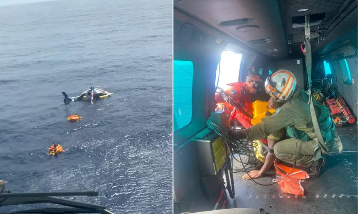 Helicóptero faz pouso de emergência em praia do Rio – CartaCapital